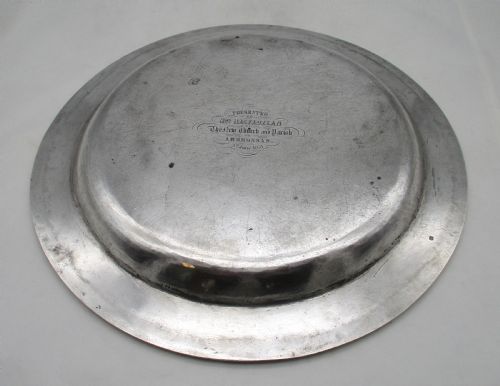 GOOD PAIR OF HEAVY 14 SILVER PLATED CHARGERS - ADDITIONAL PHOTO 6