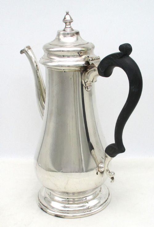 fig 1. Aspreys Silver Plated Coffee Pot c1920