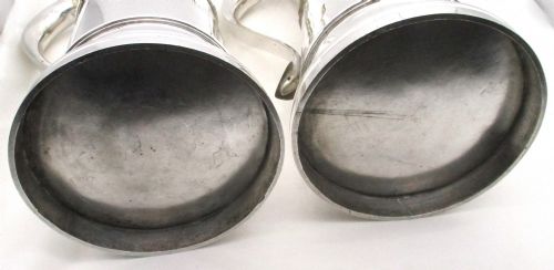 IMPRESSIVE PAIR OF MID 19TH CENTURY SILVER PLATED WINE FLAGONS EWERS - ADDITIONAL PHOTO 8