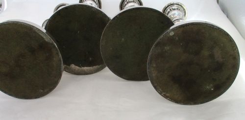 FINE SET OF 4 OLD SHEFFIELD PLATED EXTENDING CANDLESTICKS C1820 - ADDITIONAL PHOTO 2