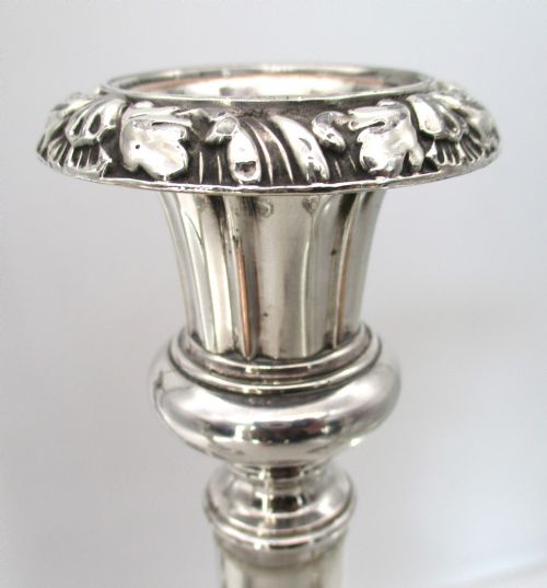 FINE SET OF 4 OLD SHEFFIELD PLATED EXTENDING CANDLESTICKS C1820 - ADDITIONAL PHOTO 6