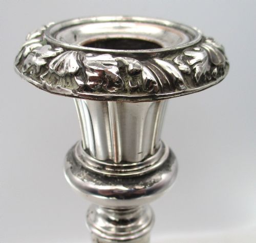 FINE SET OF 4 OLD SHEFFIELD PLATED EXTENDING CANDLESTICKS C1820 - ADDITIONAL PHOTO 8