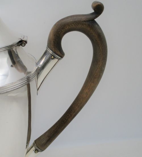 LARGE 18TH CENTURY OLD SHEFFIELD PLATED COFFEE JUG - ADDITIONAL PHOTO 6