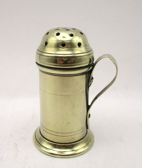 RARE 18TH CENTURY BRASS SPICE SHAKER DREDGER - ADDITIONAL PHOTO 1