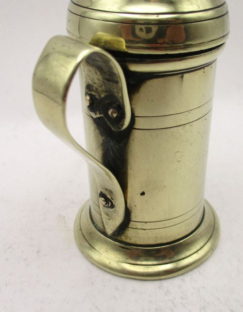 RARE 18TH CENTURY BRASS SPICE SHAKER DREDGER - ADDITIONAL PHOTO 7