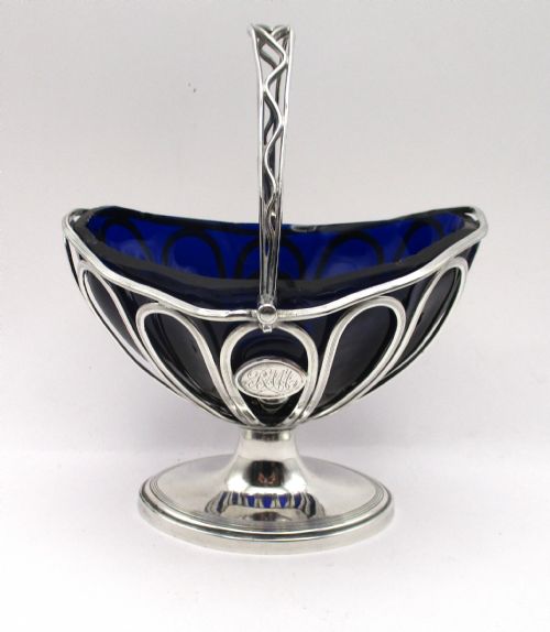 FINE OLD SHEFFIELD PLATED SUGAR BASKET C1800 - ADDITIONAL PHOTO 1