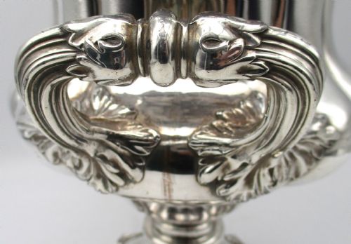 FINE PAIR OF OLD SHEFFIELD PLATED WINE COOLERS C1830 - ADDITIONAL PHOTO 4