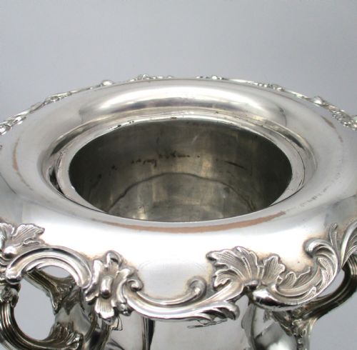 FINE PAIR OF OLD SHEFFIELD PLATED WINE COOLERS C1830 - ADDITIONAL PHOTO 5