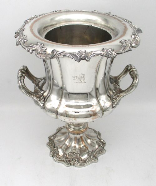 FINE PAIR OF OLD SHEFFIELD PLATED WINE COOLERS C1830 - ADDITIONAL PHOTO 11