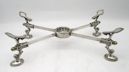 FINE OLD SHEFFIELD PLATED DISH CROSS C1800