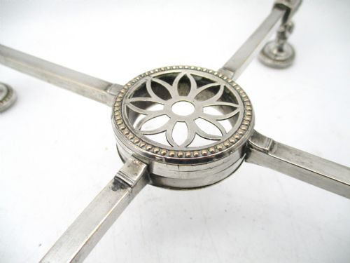FINE OLD SHEFFIELD PLATED DISH CROSS C1800 - ADDITIONAL PHOTO 3