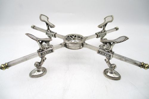 FINE OLD SHEFFIELD PLATED DISH CROSS C1800 - ADDITIONAL PHOTO 6