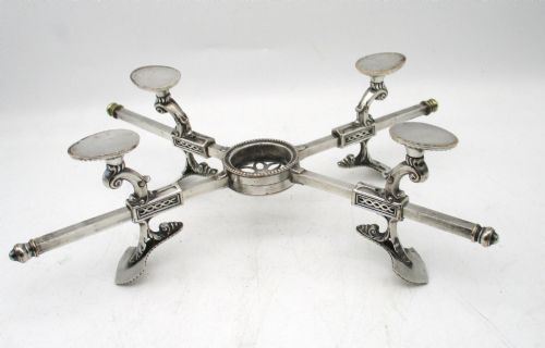 FINE OLD SHEFFIELD PLATED DISH CROSS C1800 - ADDITIONAL PHOTO 9