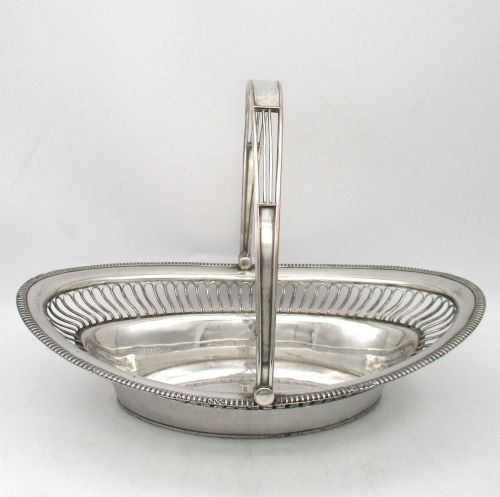 OLD SHEFFIELD PLATE WIREWORK BASKET C1800 - ADDITIONAL PHOTO 2