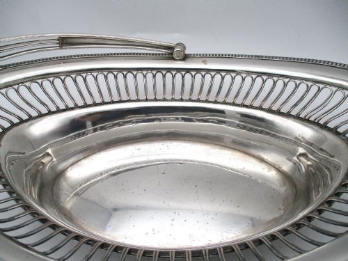 OLD SHEFFIELD PLATE WIREWORK BASKET C1800 - ADDITIONAL PHOTO 6