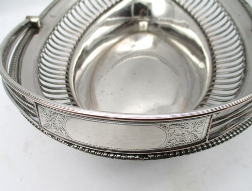 OLD SHEFFIELD PLATE WIREWORK BASKET C1800 - ADDITIONAL PHOTO 8