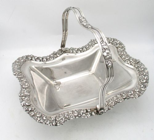 OLD SHEFFIELD PLATED BASKET C1820