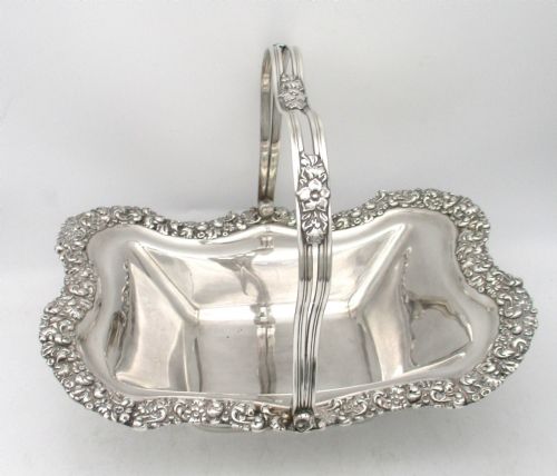 OLD SHEFFIELD PLATED BASKET C1820 - ADDITIONAL PHOTO 2