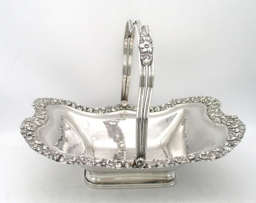 OLD SHEFFIELD PLATED BASKET C1820 - ADDITIONAL PHOTO 3