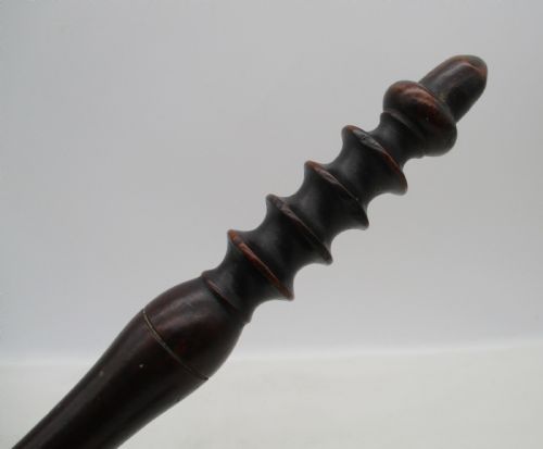 SMALL MAHOGANY FIRE CAT FIRESIDE STAND C1800 - ADDITIONAL PHOTO 3