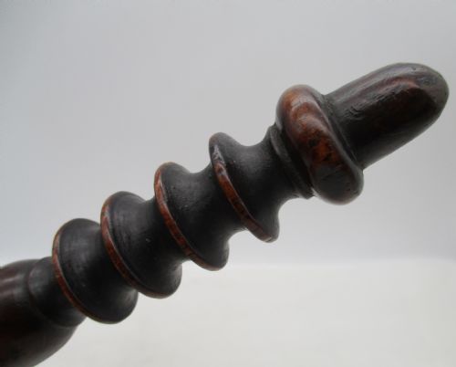 SMALL MAHOGANY FIRE CAT FIRESIDE STAND C1800 - ADDITIONAL PHOTO 9