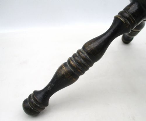 19TH CENTURY WOODEN FIRESIDE STAND FIRE CAT - ADDITIONAL PHOTO 6