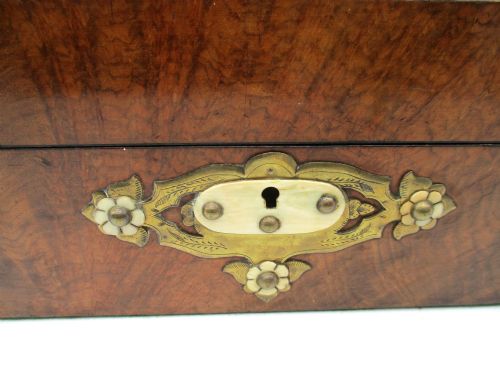 ARTS CRAFTS WOODEN JEWELLERY BOX C1890 - ADDITIONAL PHOTO 2