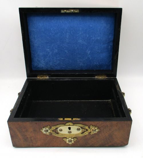 ARTS CRAFTS WOODEN JEWELLERY BOX C1890 - ADDITIONAL PHOTO 7