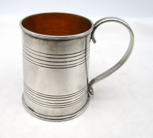Small Old Sheffield Plated Child's Tankard C1820