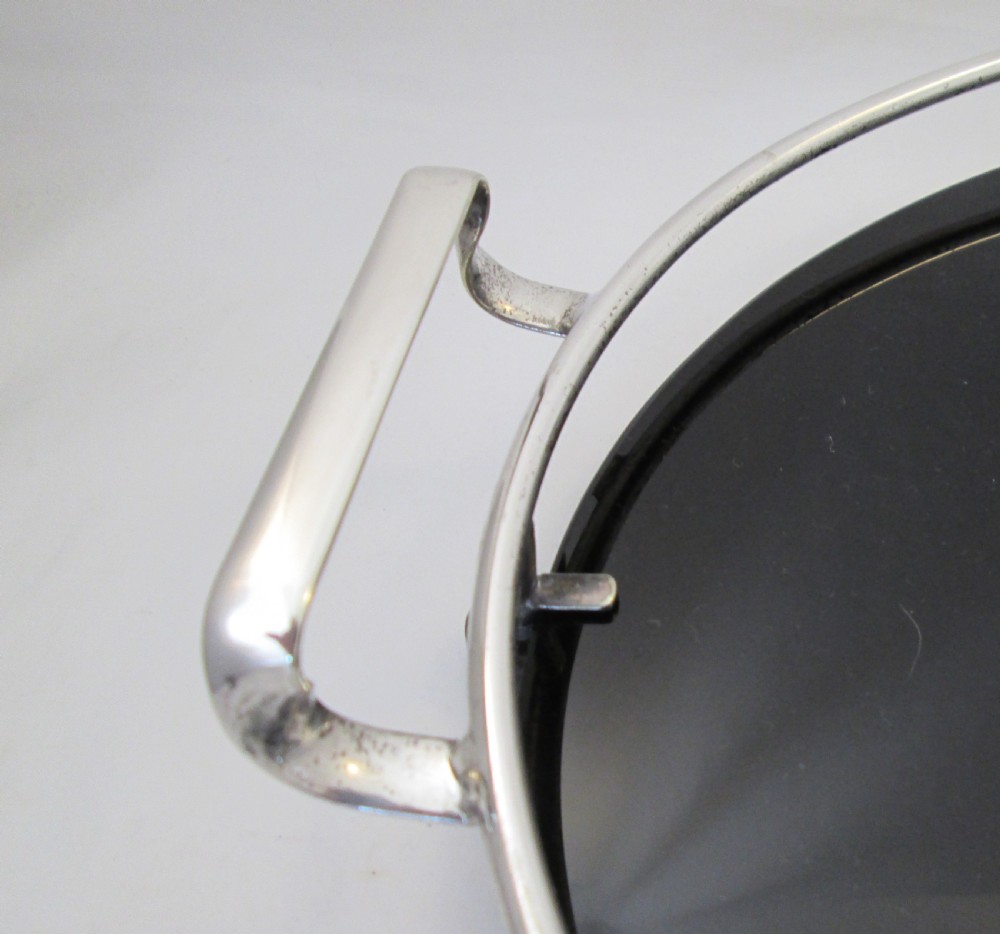 Art Deco Silver Plated Cocktail Tray c1930 View IV