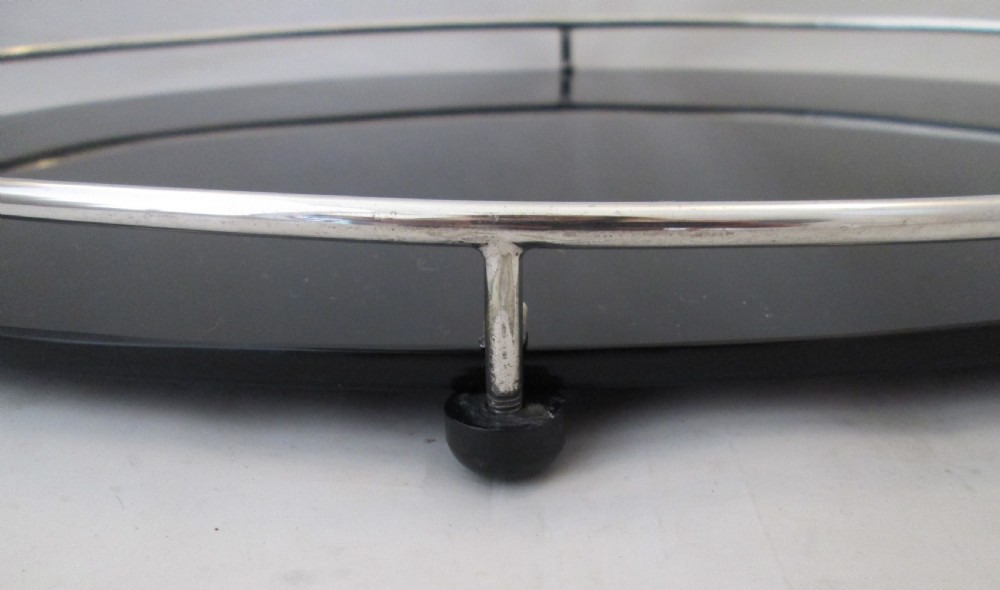 Art Deco Silver Plated Cocktail Tray c1930 View V