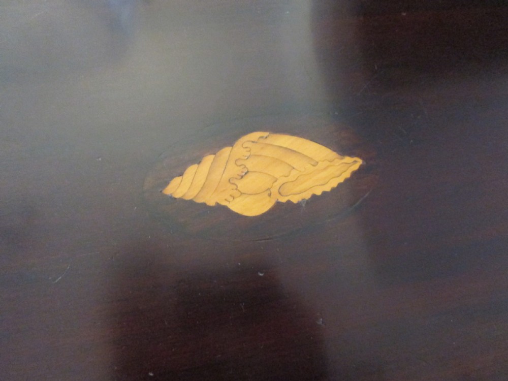 Fine Inlaid Mahogany and Silver Plated Tray View III