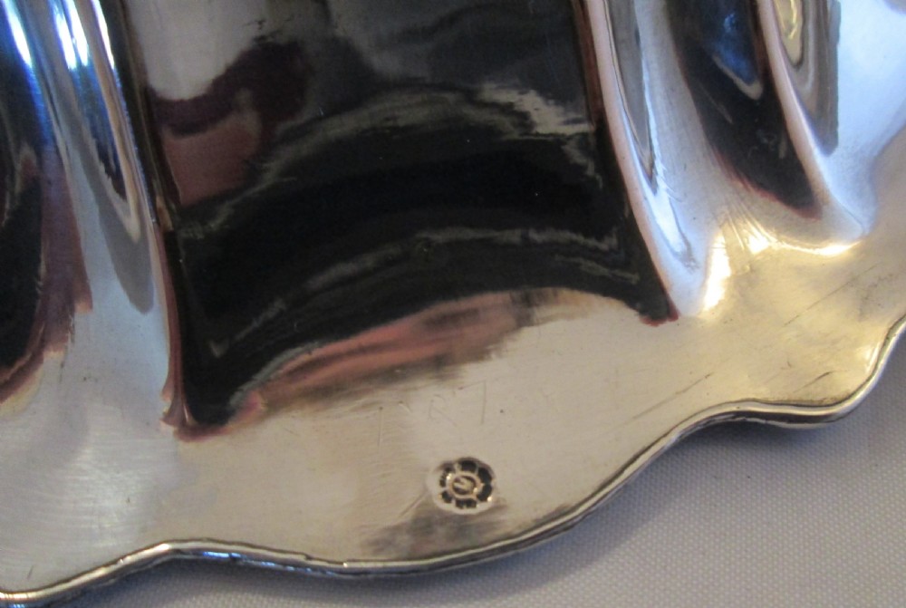 Fine Pair of Old Sheffield Plated Wine Bottle Coasters c1830 Grape Vine Motif View VIII
