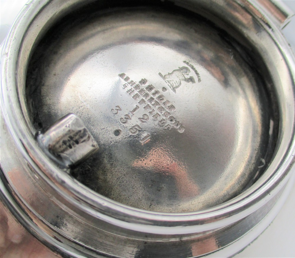 Stunning Large Silver Plated Spirit Kettle c1860 View IX