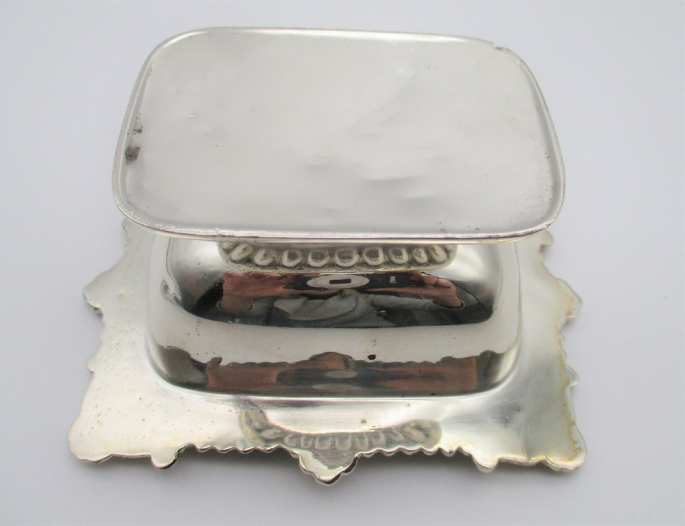 Good Set of 4 19th Century Silver Plated Salts View VIII