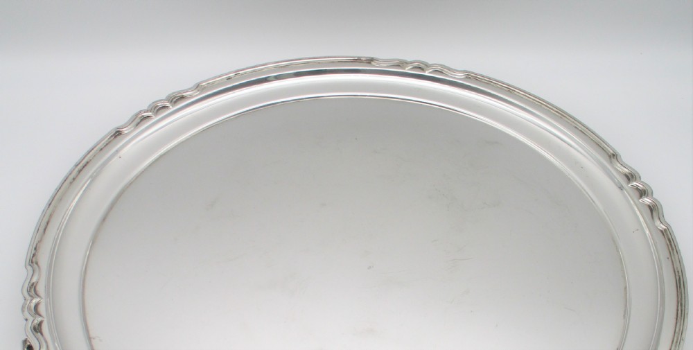 A Silver Plated Serving Tray by Elkington c1900 View III