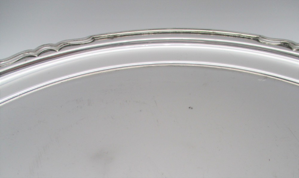 A Silver Plated Serving Tray by Elkington c1900 View VI