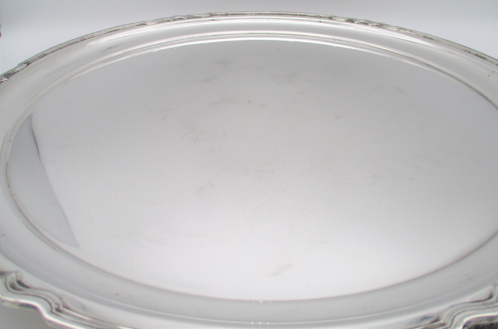 A Silver Plated Serving Tray by Elkington c1900 View VII