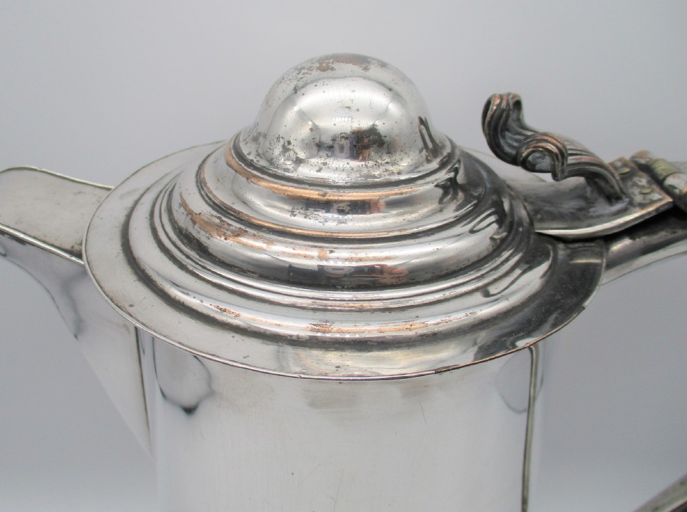 Very Large Old Sheffield Plated Communion Jug / Flagon View III
