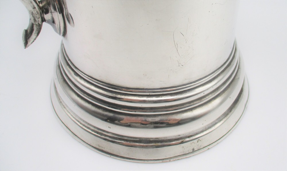 Very Large Old Sheffield Plated Communion Jug / Flagon View IV