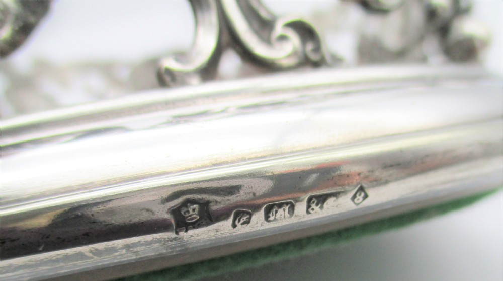 Stunning Pair of Silver Plated Wine Bottle Coasters by Elkington & Mason c1850 View XI