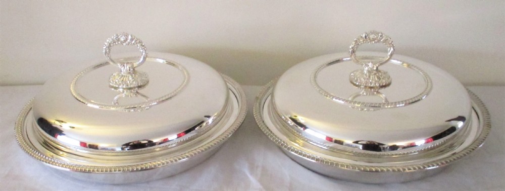 Fabulous Pair of Large Silver Plated Tureens - Harrods - 14