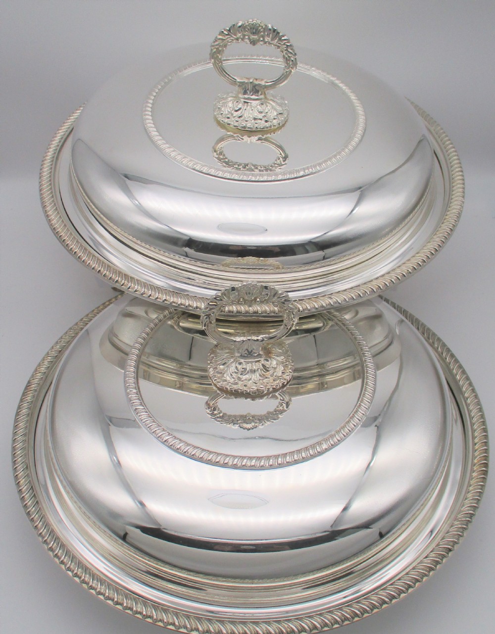 Fabulous Pair of Large Silver Plated Tureens - Harrods - 14