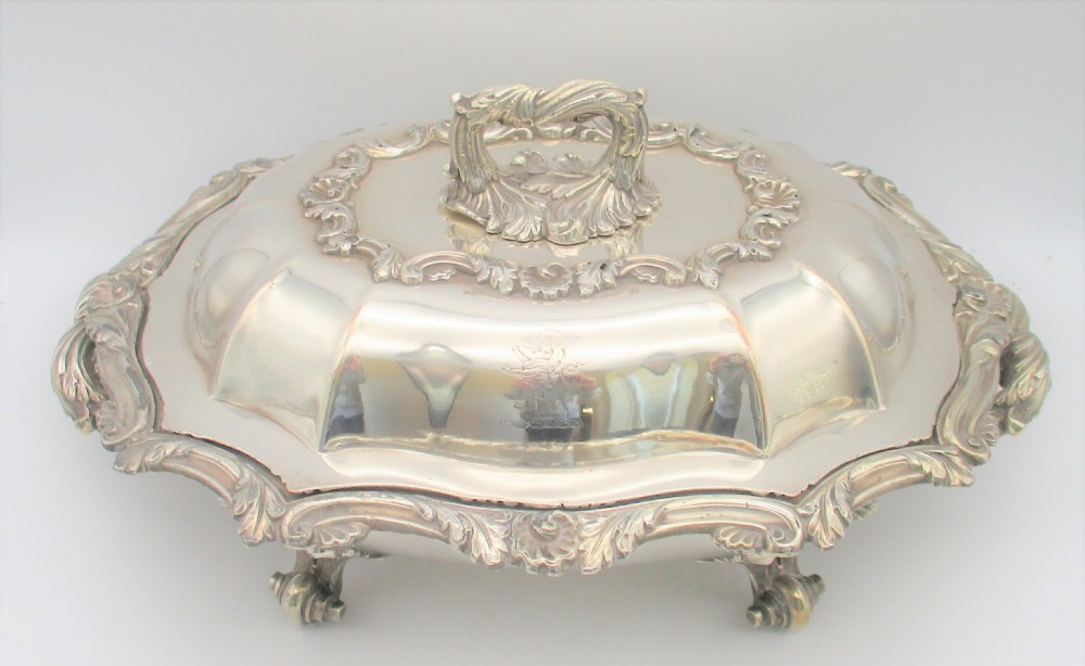 Matthew Boulton Large Old Sheffield Plated Warming Tureen