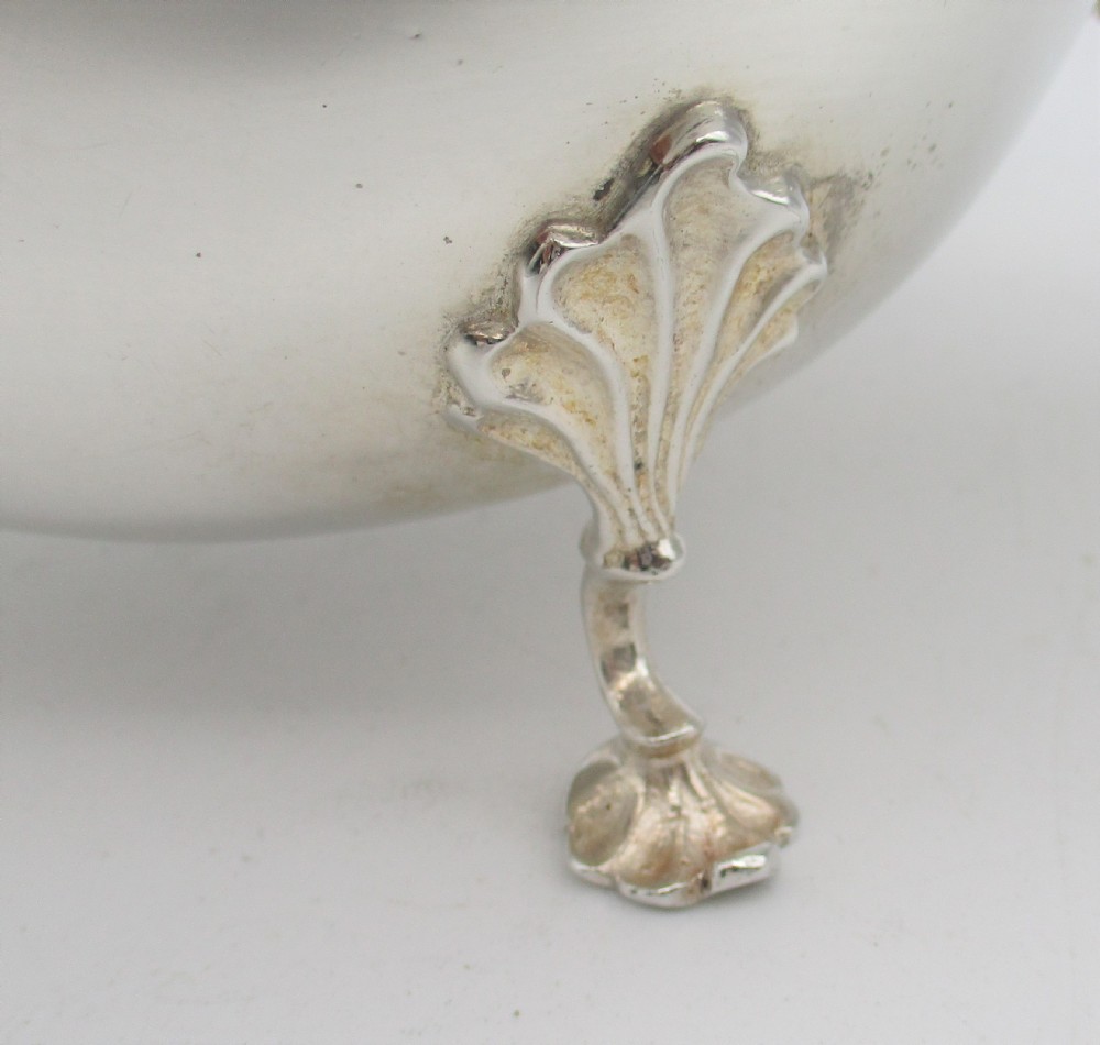 Large Pair of Silver Plated Sauce Boats - Marples & Co c1900 View VI