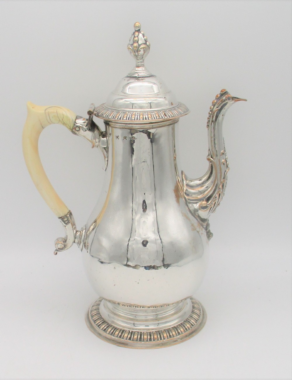 Rare Early Old Sheffield Plated Coffee Pot c1760 Marked