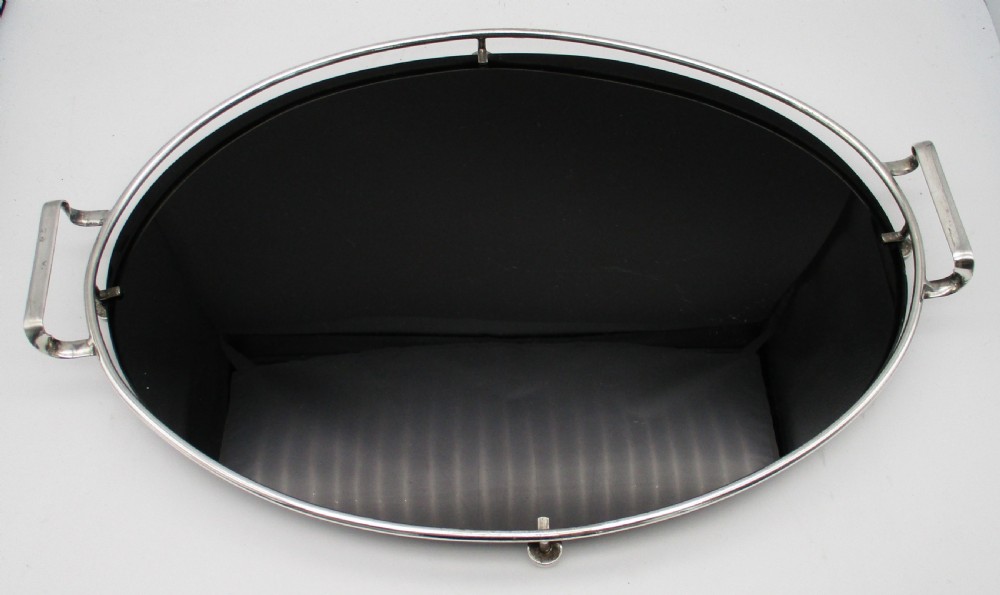 Fine Art Deco Silver Plated Cocktail Tray