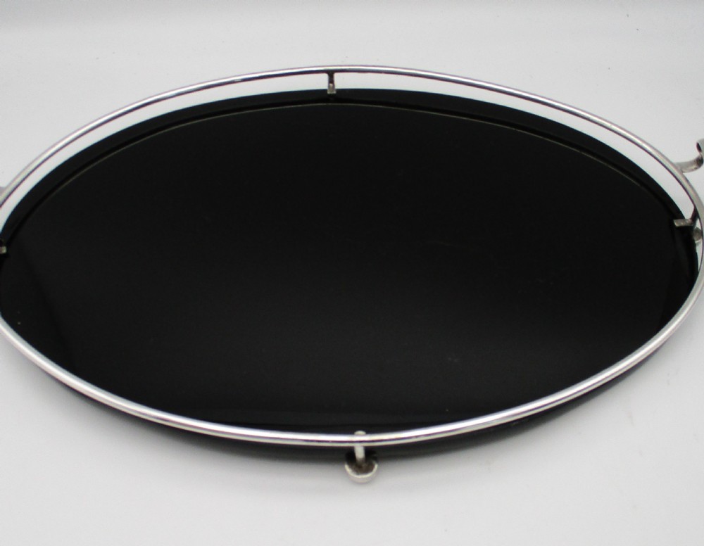 Fine Art Deco Silver Plated Cocktail Tray View III
