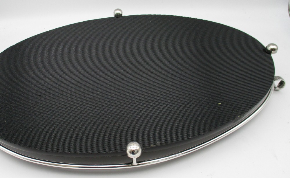 Fine Art Deco Silver Plated Cocktail Tray View VIII