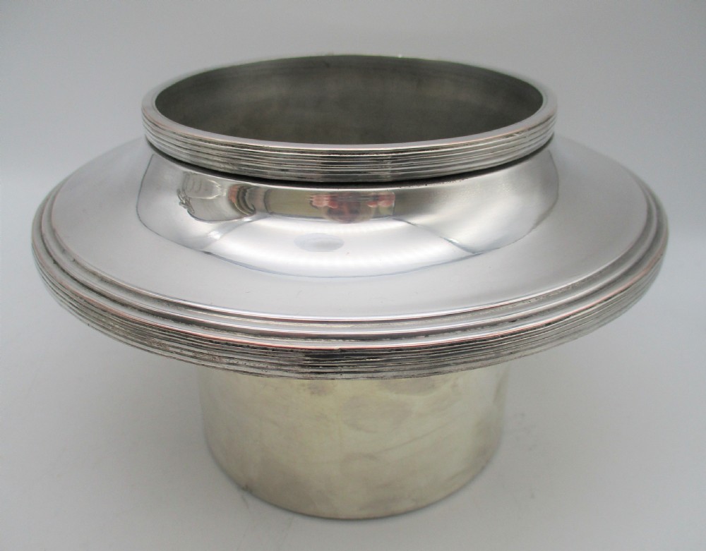 A Fine Heavy Silver Plated Wine Cooler  View VIII